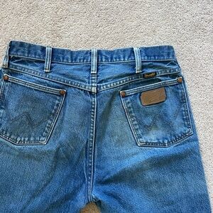 Wrangler blue jeans